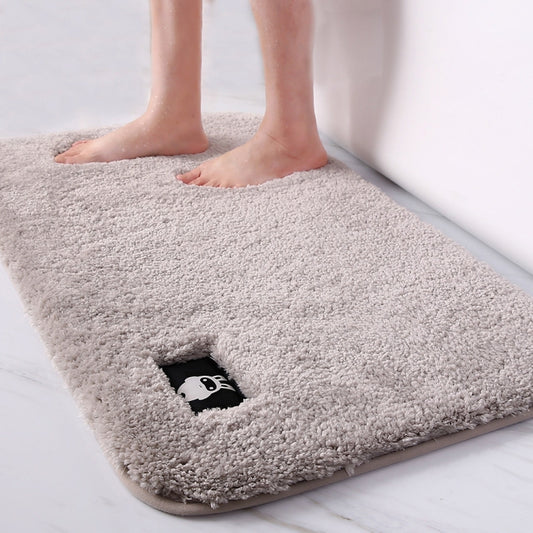 Bathroom Toilet Absorbent Bath Mat Carpet Bedroom Non-slip Foot Pad, Size:40x60cm(Gray) by bashfashion