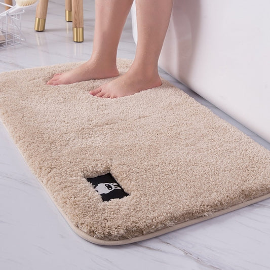 Bathroom Toilet Absorbent Bath Mat Carpet Bedroom Non-slip Foot Pad, Size:40x60cm(Creamy-white) by bashfashion