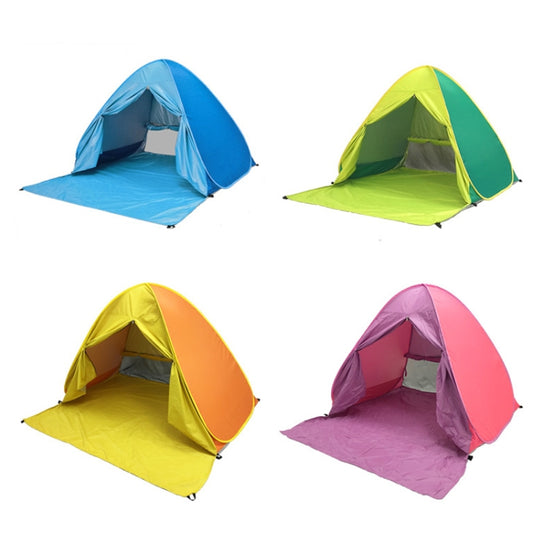 With Curtain Automatic Instant Pop Up Tent Potable Beach Tent, Size: 150x165x110cm(Green) by bashfashion