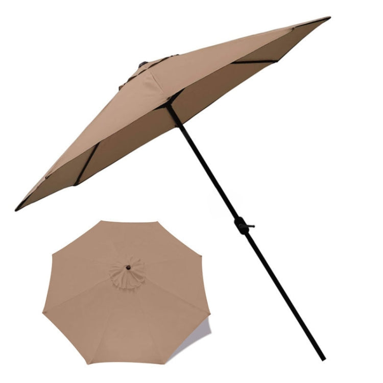 Polyester Parasol Replacement Cloth Round Garden Umbrella Cover, Size: Diameter 3m 8 Ribs(Khaki) by bashfashion