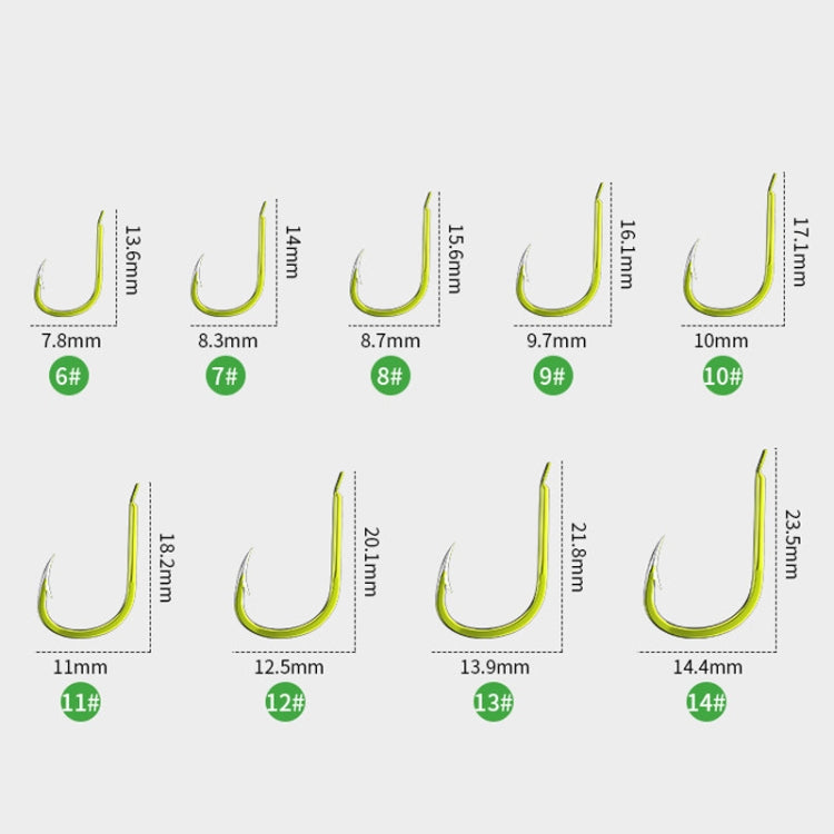 Double Hooks ISEAMA Explosive Hook Bighead Carp Feeder for Hand Rod & Throwing Rod, Size: 6 by bashfashion