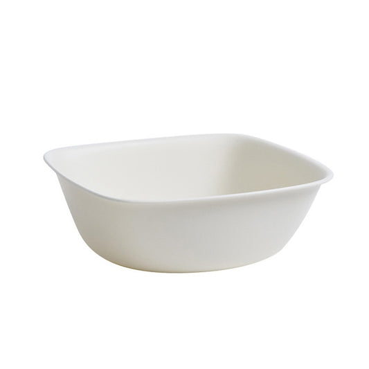 Small Home Dormitory Cute Square Laundry Washing Vegetable Wash Basin,28.28x28.28x10cm(Gray) by bashfashion