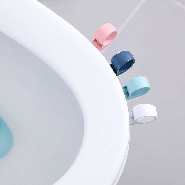 10 PCS Creative Anti-dirty Ring Toilet Lid Lift Toilet Accessories(Dark Blue) by bashfashion