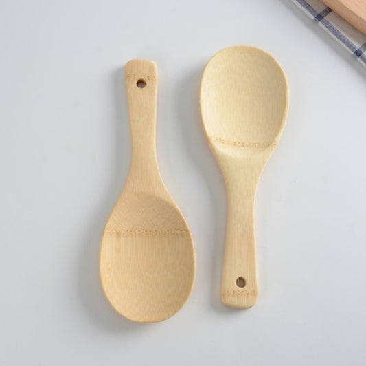 Rice Spoon Spatula Bamboo Board Wood Spatula Kitchen Tool by bashfashion