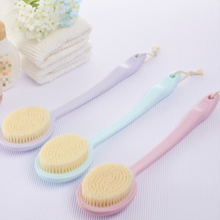 2 PCS Back Massage Bath Brush Nylon Brush Head Long Handle Bath Rubbing Brush(Pink) by bashfashion