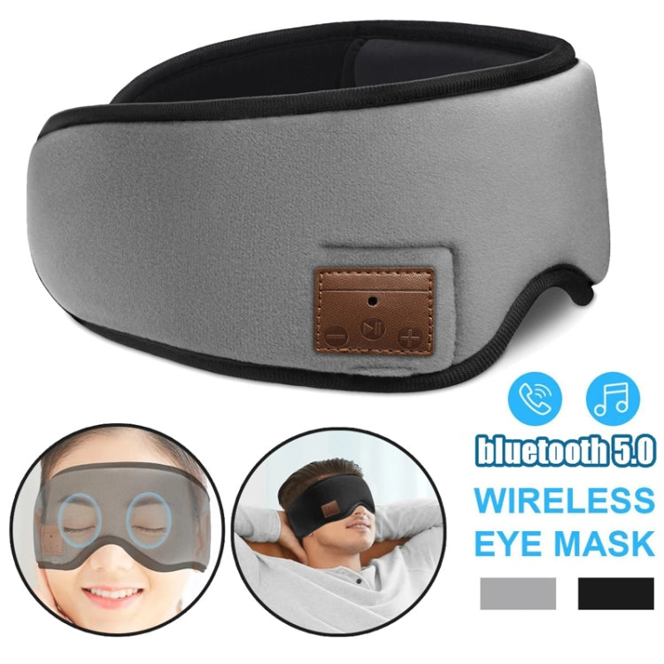 VG014 Detachable Bluetooth Smart Eye Mask Travel Nap Music Sleep Mask(Gray) by bashfashion
