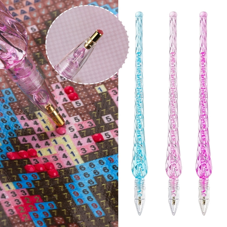 Diamond Painting Pen DIY Cross Stitch Embroidery Crafts Sewing Diamond Painting Tool(Purple) by bashfashion