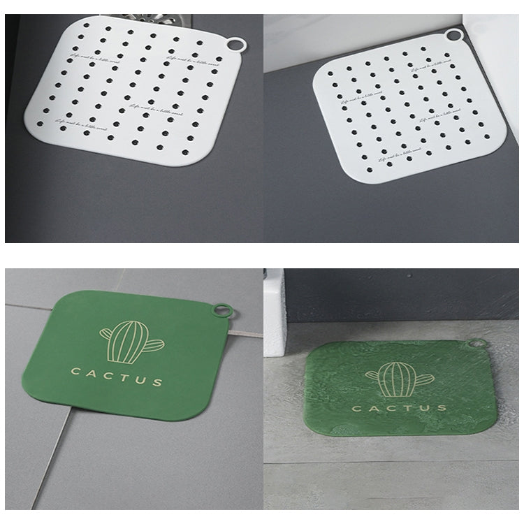 Sewer Deodorant Cover Sealing Plug Silicone Bathroom Toilet Floor Drain Deodorant(White Wave Point) by bashfashion