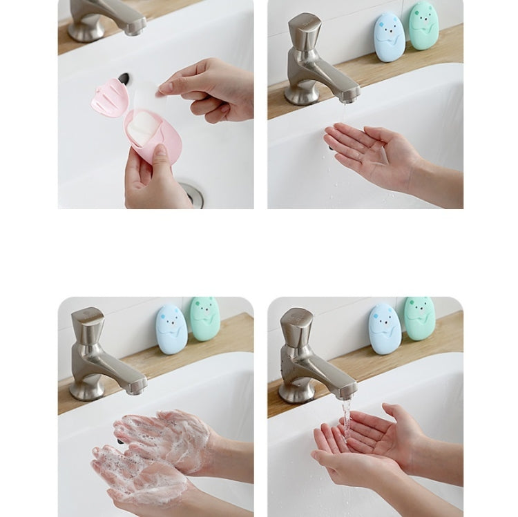 Disposable Soap Paper Outdoor Travel Portable Hand Washing And Cleaning Soap Tablets Random Color by bashfashion