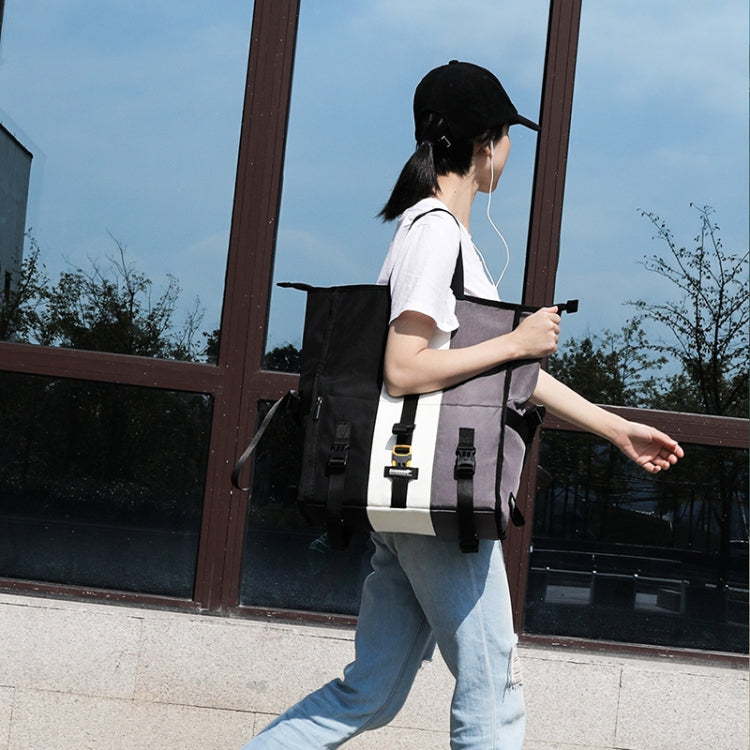 Rhinowalk Riding Messenger Bag Shoulder Diagonal Bag Bicycle Rear Shelf Pannier Bag(X2002 Full-gray) by Rhinowalk