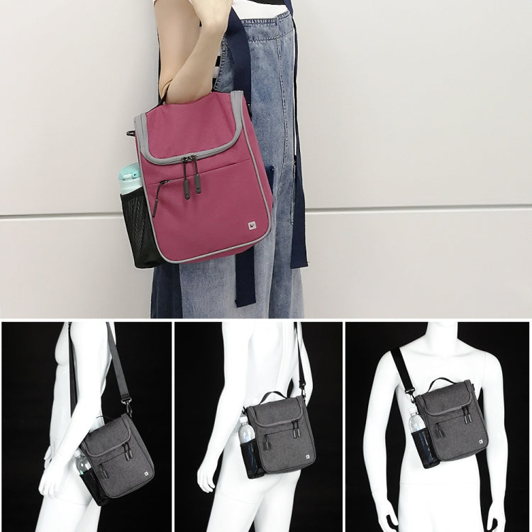 Rhinowalk Bicycle Front Bag Large Capacity Multi-function Handle Bag Folding Bike Electric Bicycle Bag(Light Rose Red) by Rhinowalk