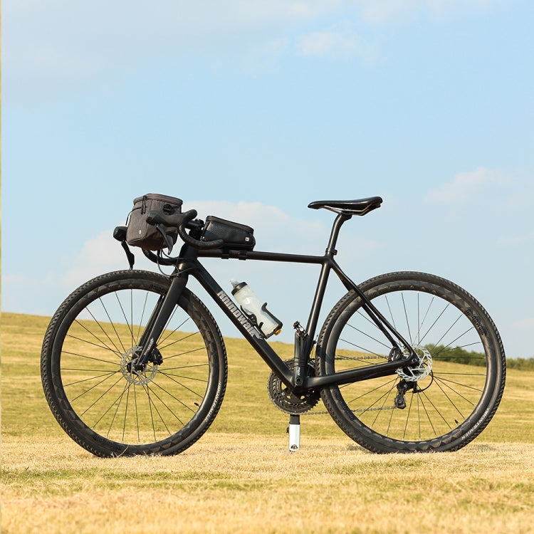 Rhinowalk Bicycle Front Handle Bag Camera Bag Waterproof 7.5 inch Large Touch Screen Navigation Mobile Phone Bag Bicycle Bag(Carbon Fiber Black Green) by Rhinowalk