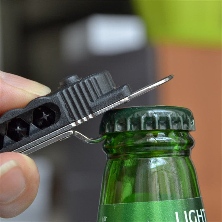Mini Portable Multifunctional Combination Tool Magic Screwdriver Multifunctional Screwdriver Bottle Opener by bashfashion