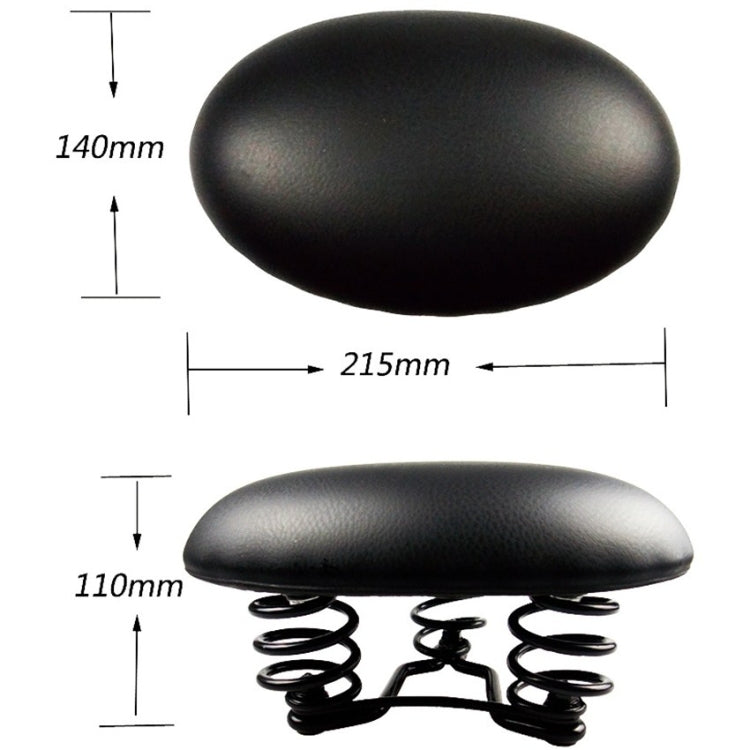 BIKERSAY Bicycle Spring Cushion Shock Absorber Mountain Bike Saddle Anti-compression Non-nasal Cushion by bashfashion