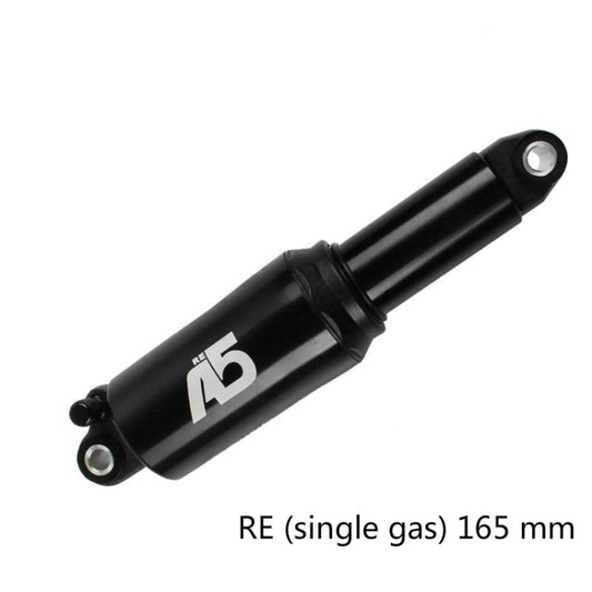 KindShock A5 Air Pressure Rear Shock Absorber Mountain Bike Shock Absorber Folding Bike Rear Liner, Size:165mm, Style:RE Single Gas by bashfashion