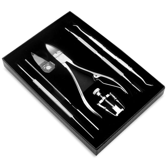 7 In 1 Stainless Steel Chick Pliers Nail Clippers Corrector Nail Picker Tool by bashfashion