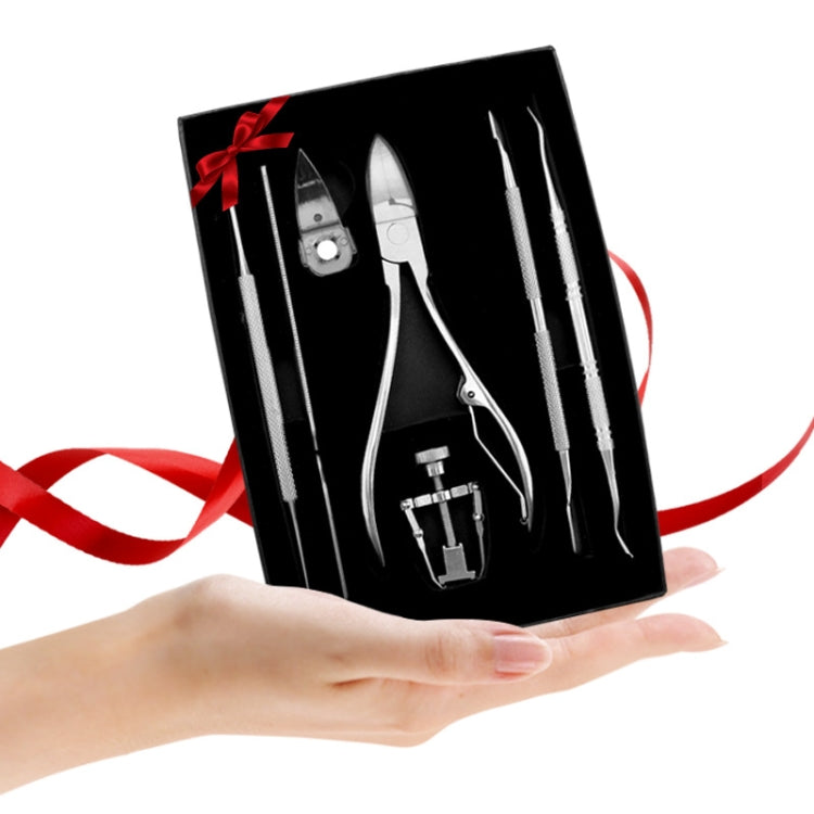 7 In 1 Stainless Steel Chick Pliers Nail Clippers Corrector Nail Picker Tool by bashfashion