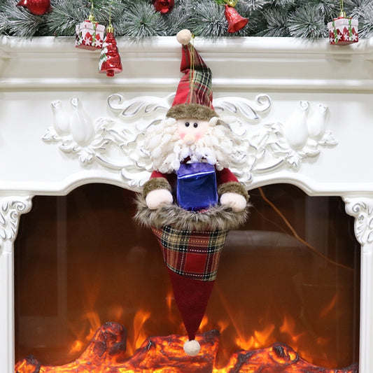 Christmas Pendant Gift Bags Christmas Day Decorations Christmas Children Ornaments Candy Bags Gift Bags(Elderly) by bashfashion