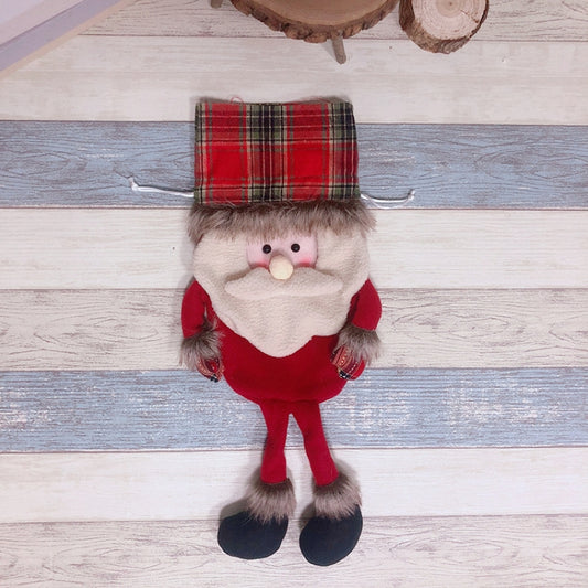 Christmas Drawstring Gift Bag Christmas Decorations Candy Gift Bag(Elderly) by bashfashion