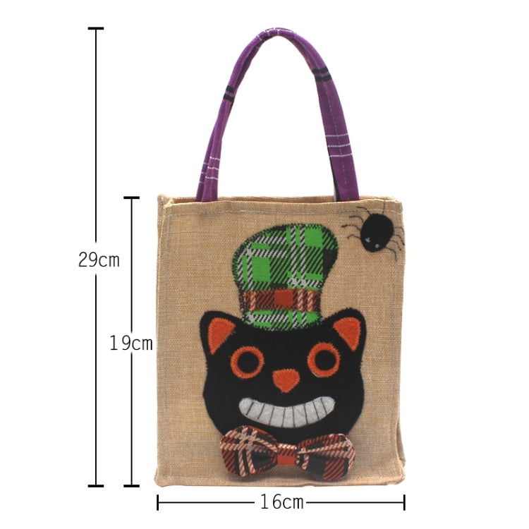 Halloween Decoration Supplies Tote Bag Mall Hotel Biscuits Apple Gift Bag(Pumpkin) by bashfashion