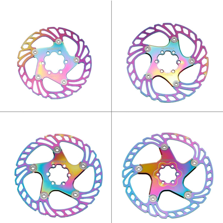 IIIPRO Floating Disc Road Mountain Bike Six Nail Disc Brake Disc, Size:180mm(Colorful) by IIIPRO