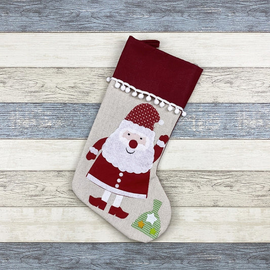 Christmas Socks Gift Bag Children Christmas Decoration Gift Socks Supplies Christmas Tree Pendant(Senior) by bashfashion