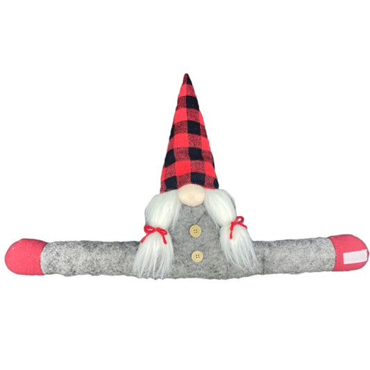 Christmas Decorations Curtain Door Curtain Buttons Festive Window Scene Arrangement Cartoon Doll Holding Buttons(B) by bashfashion