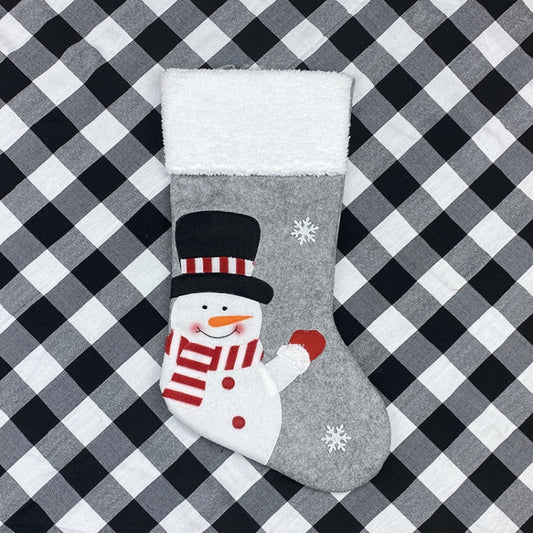 Christmas Decorations Gift Bags Ornaments Holiday Dress Up Christmas Socks(Snowman) by bashfashion