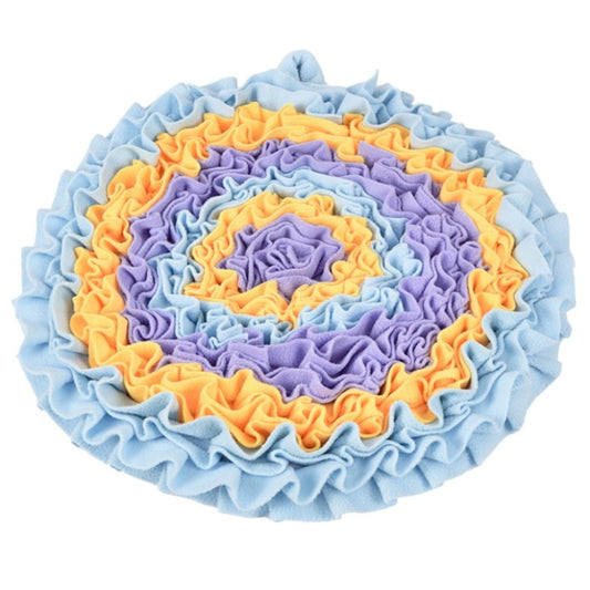 Pet Dogs Consume Energy Slow Food Relieve Stress Sniff Pad(Yellow) by bashfashion