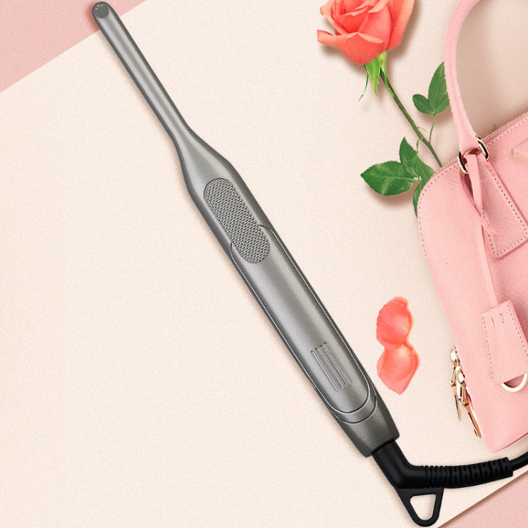 Small Wave Curling Iron For Men Beard Curling Iron 3D Ceramic Thermostat Hair Straightener(US Plug) by bashfashion