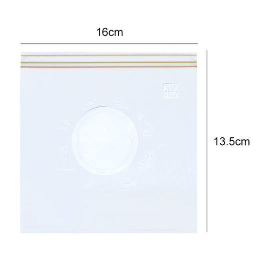 Sealed Bag Fresh Food Packaging Bag Household Thickened Refrigerator Storage Plastic Bag, Size: Small (30 Pieces / Set) by bashfashion