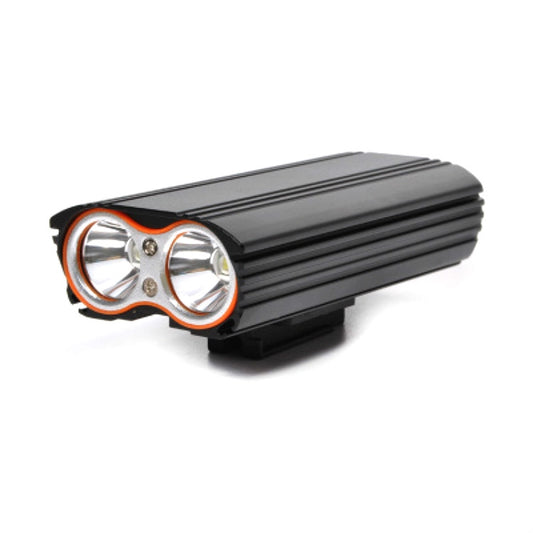 Bicycle Front Light USB Charging T6 Cycling Light Waterproof Mountain Bike Light(Black) by bashfashion