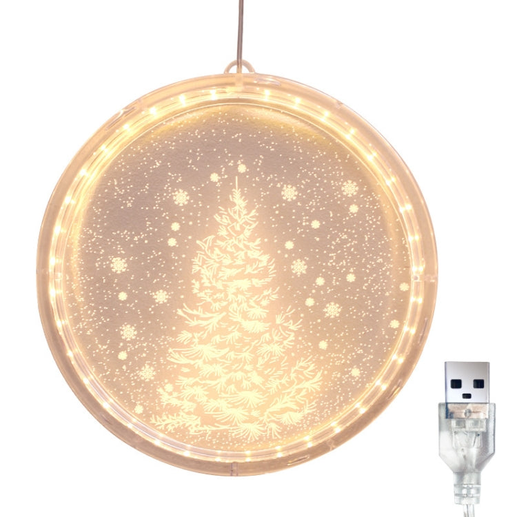 Christmas Decoration Light LED Holiday 3D Hanging Lamp, Power:USB(Christmas Bell) by bashfashion