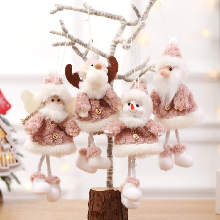Christmas Decorations Creative Christmas Doll Pendant Mini Doll, Specification: Angel by bashfashion