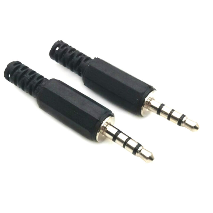 30 PCS Headphone Plug 3.5mm Four Pole Audio Head DIY Welding Head by bashfashion