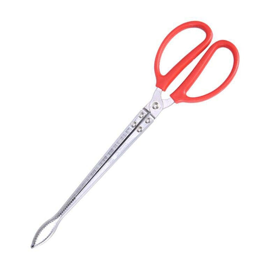 Rice Eel Clip Lobster Tongs Rice Eel Clip Crab Loach Pliers Fish Control Garbage Clip, Size:38cm, Style:Elbow by bashfashion