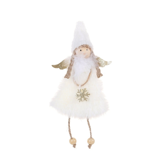 Angel Christmas Decorations Christmas Tree Pendant Children Gifts(White) by bashfashion