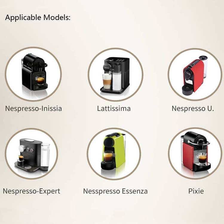 Reusable Stainless Steel Coffee Capsules with Multiple Filling Coffee Filters(Silver) by bashfashion