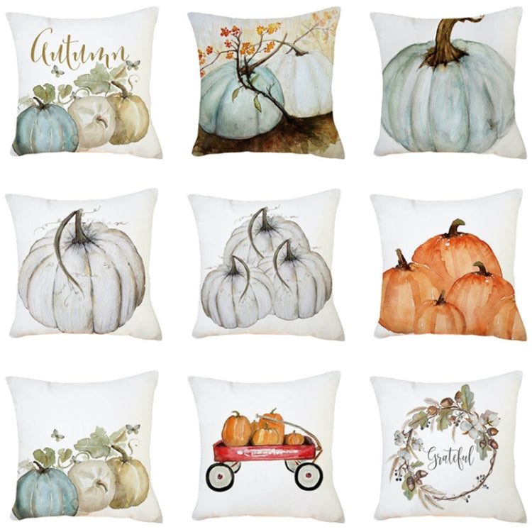 2 PCS Halloween Pumpkin Short Plush Super Soft Pillowcase Decoration without Pillow Core(White Pumpkin) by bashfashion