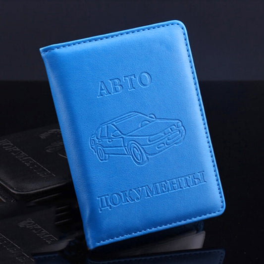 Russian PU Leather Cover Driving License Card Credit Holder Purse Wallet by bashfashion