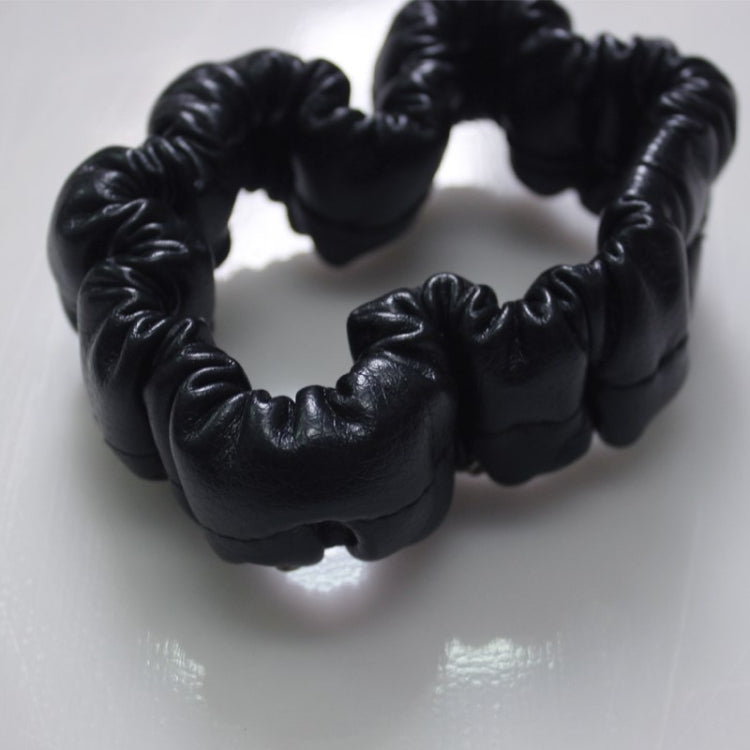 Crystal Car Interior Accessories Rear View Mirror Cover Leather Auto Rearview Mirror Cover Decoration by bashfashion