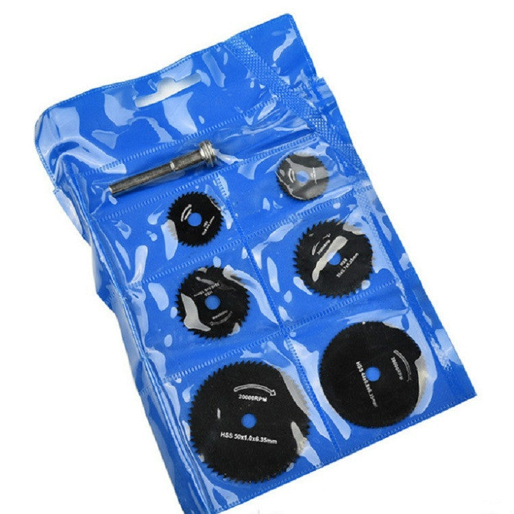 7 PCS/Set Electric Grinder Saw Blade High Speed Steel Saw Blade Woodworking Saw Blade High Speed Steel Cutting Piece, Model:11027 by bashfashion