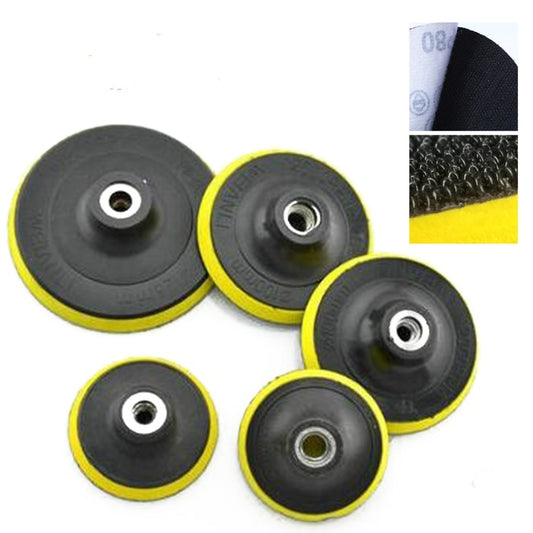 5 PCS Polishing Disc Self-adhesive Sponge Disc Pneumatic Sandpaper Suction Cup, Size:125mm M10 by bashfashion