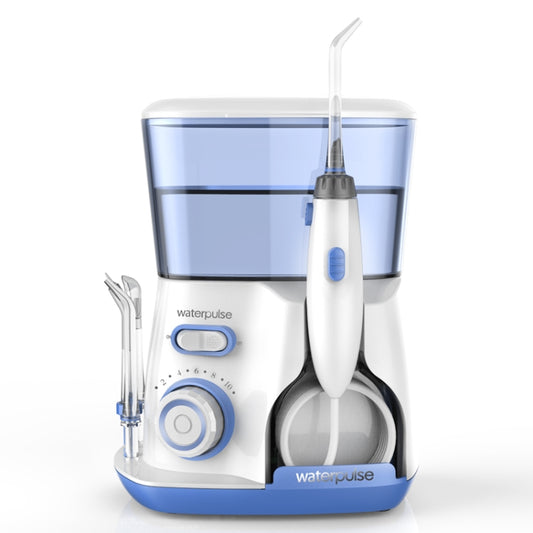 Waterpulse V300 800ml Oral Irrigator Dental Flosser Oral Hygiene Water Flossing Cleaner, Plug Type:US(Blue) by Waterpulse