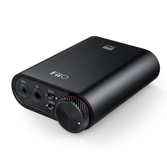 FiiO K3 Portable Headphone Amplifier DSD USB DAC for PC, Support COAXIAL / OPTICAL / 2.5 BALANCE(Black) by bashfashion