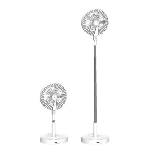 Home Fan Lamp Desktop Telescopic Floor Multi-function Rechargeable Fill Light Bracket by bashfashion