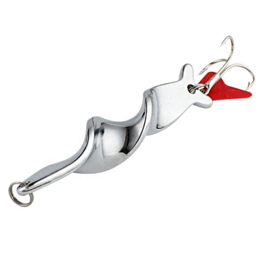 Rotating Metal Spinner Fishing Lure Hard Baits Fish Hook Tackle, Weight:21g by bashfashion