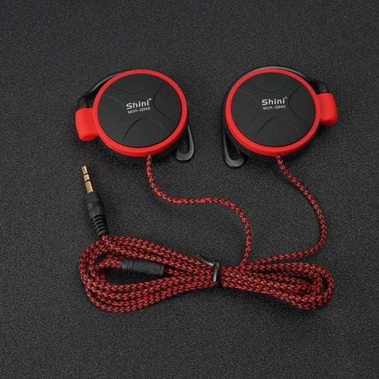 Shini Q940 3.5mm Super Bass EarHook Earphone for Mp3 Player Computer Mobile(Red No Mic) by Shini