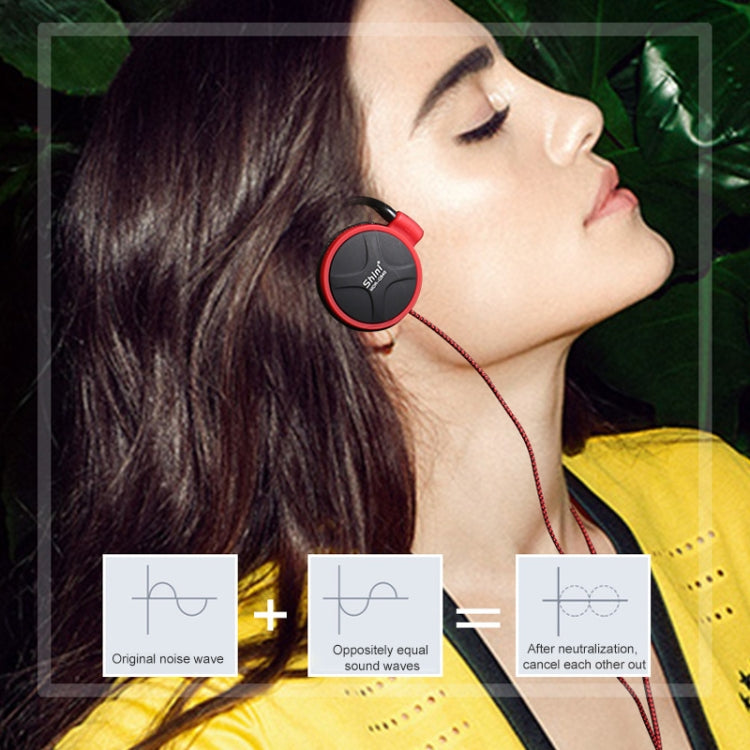 Shini Q940 3.5mm Super Bass EarHook Earphone for Mp3 Player Computer Mobile(Red No Mic) by Shini