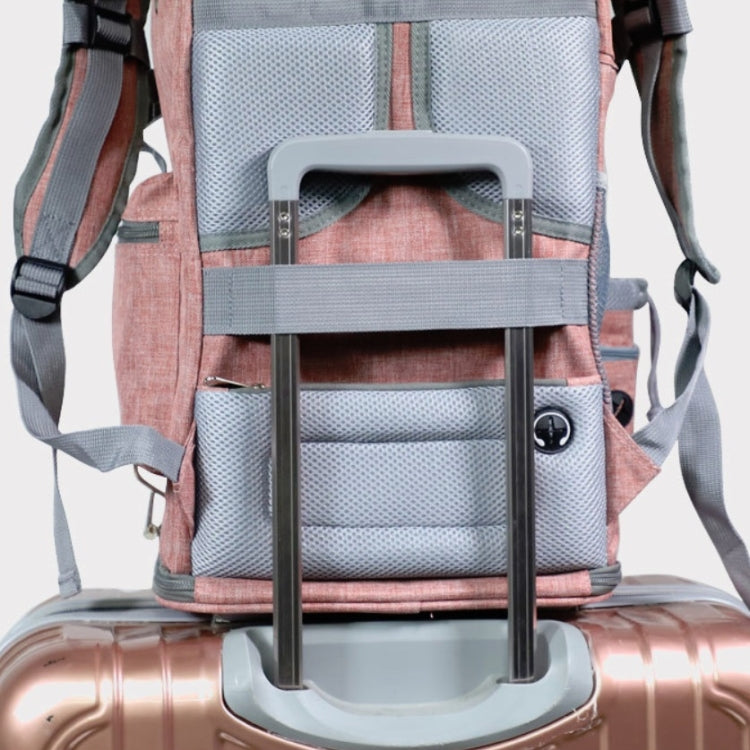 LDLC Pets Going Out Portable Foldable Breathable Backpack, Size:M(Light Gray) by bashfashion